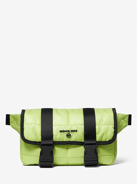 Brooklyn Quilted Recycled Polyester Sling Pack - BT LIMEADE - 33S2TBKY9U