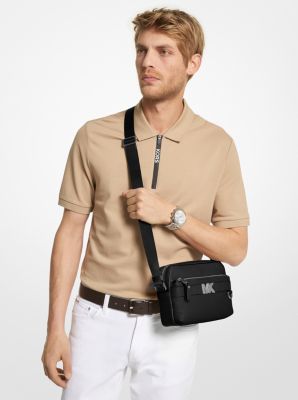 Hudson Pebbled Leather Utility Crossbody Bag | Michael Kors Canada