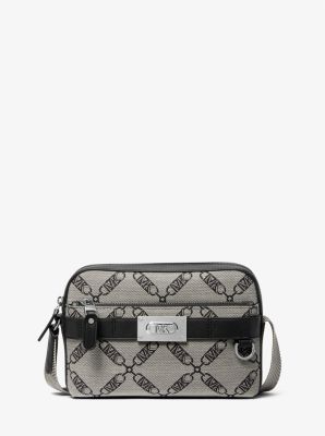 Utility-crossbodytas Hudson van jacquard met Empire-logo image number 0