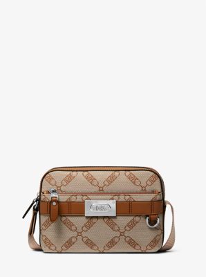 Borsa Utility a tracolla Hudson con logo Empire jacquard image number 0