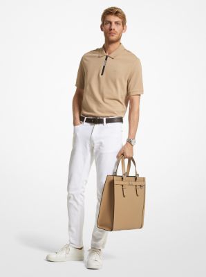 Hudson Pebbled Leather Tote Bag image number 3