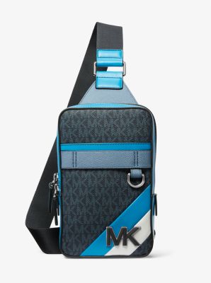 Michael Kors Cooper Logo Stripe Sling backpack Bag