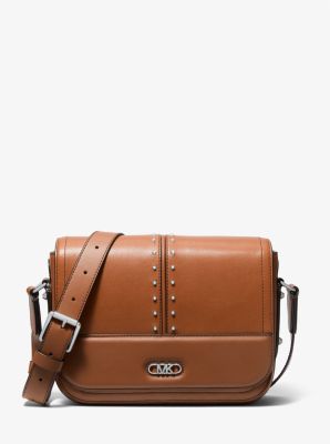 Astor Medium Studded Leather Messenger Bag image number 0