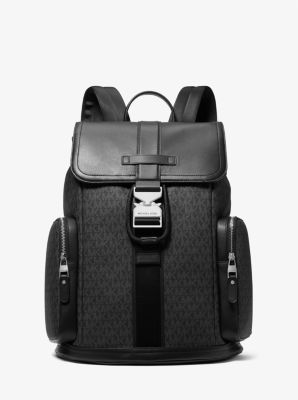 Cargo-Rucksack Hudson aus Signature-Logostoff und Leder image number 0