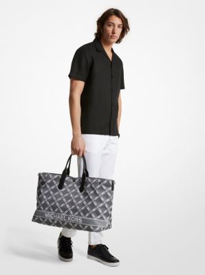 Hudson Oversized Empire Logo Jacquard Tote Bag image number 2