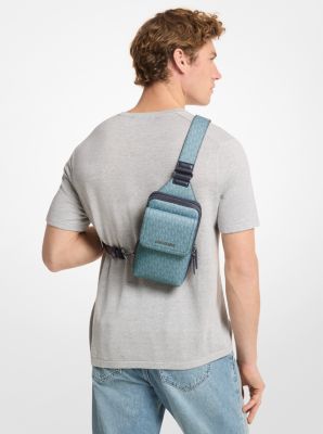 Sac &agrave; une bretelle Hudson &agrave; logo Signature in CHAMBRAI | Michael Kors