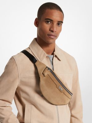 Varick Small Suede Belt Bag