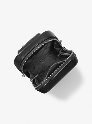 Varick Medium Textured Leather Sling Pack