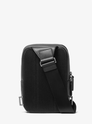 Varick Medium Textured Leather Sling Pack image number 2