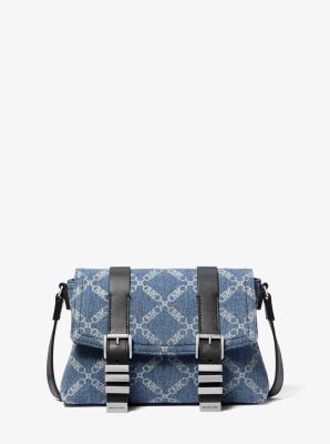 Darrington Mini Empire Diamond Jacquard Denim Crossbody Bag image number 0