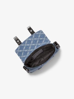 Bandolera Darrington mini de jacquard de denim con rombos imperio image number 1