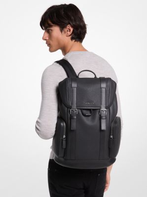 Hudson Pebbled Leather Backpack image number 3