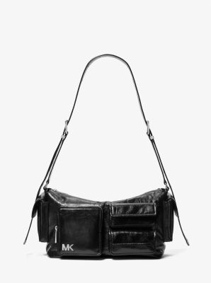 Dakota Large Crinkled Leather Shoulder Bag image number 0