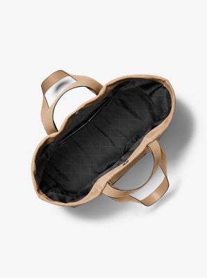 Whitley Medium Nubuck Tote Bag in KHAKI | Michael Kors