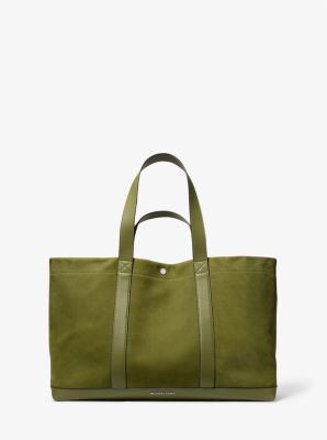 MK Shopper Whitley Medium Aus Nubukleder - Grün
