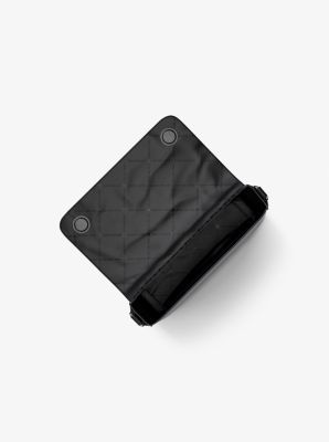 Hudson Mini Signature Logo Crossbody Bag With Airpod Case for Apple Airpods Pro&reg; in BLACK | Michael Kors