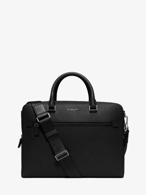 Michael kors mens harrison leather store briefcase