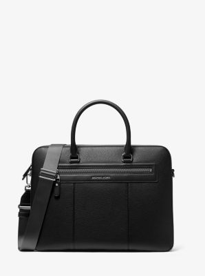 Jet Set Pebbled Leather Briefcase