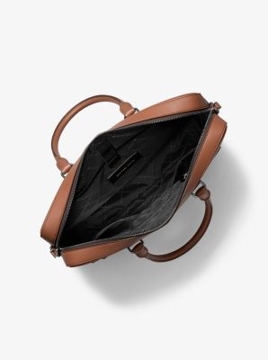 Jet Set Pebbled Leather Briefcase