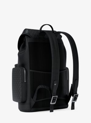 Thumbnail - MK Rucksack Jet Set Mit Signature-Logomuster - Schwarz - Michael Kors