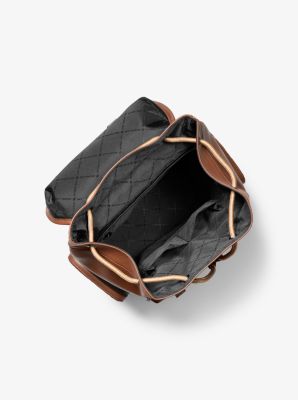 Rucksack Jet Set aus gekrispeltem Leder mit Logopr&auml;gung