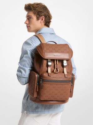 Rucksack Jet Set aus gekrispeltem Leder mit Logopr&auml;gung