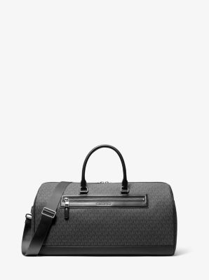 MK Weekender Jet Set Mit Signature-Logomuster - Schwarz