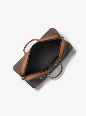 Jet Set Signature Logo Weekender Bag