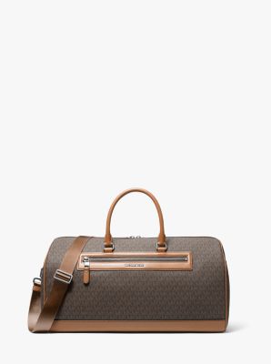MK Weekender Jet Set Mit Signature-Logomuster - Braun