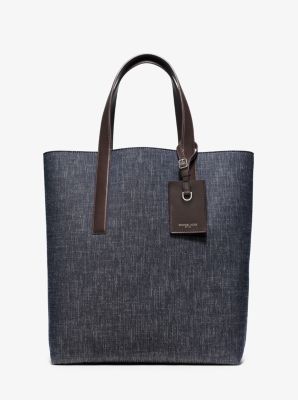 michael kors denim tote