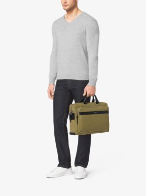 Grant BondedCanvas Commuter Briefcase Michael Kors