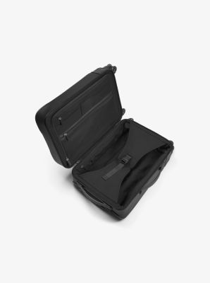 Harrison Cross-Grain Leather Suitcase