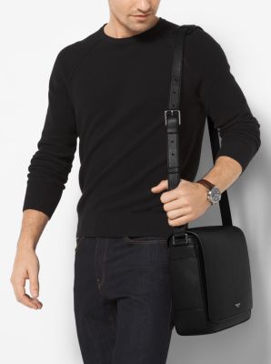 Michael Kors Men's Bryant Leather Backpack - Black