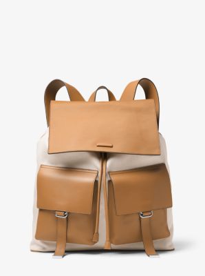 michael kors canvas backpack