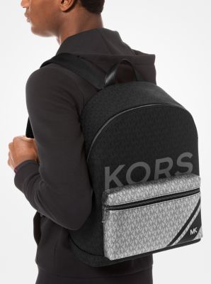 Jet Set Color-Block Logo Backpack