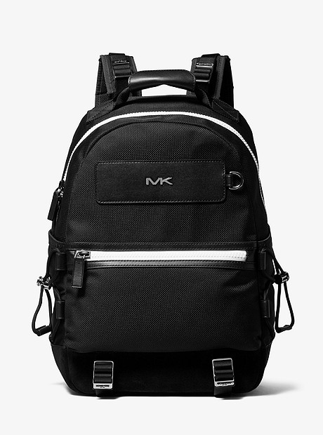 Brooklyn Woven Backpack - BLACK/WHITE - 33S9MBNB2C