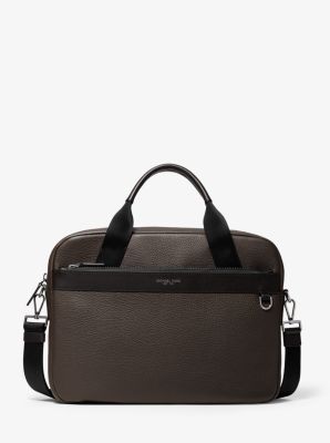 Greyson Slim Pebbled Leather Briefcase | Michael Kors