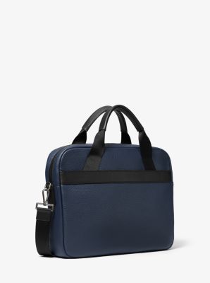 Greyson Slim Pebbled Leather Briefcase