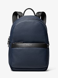 Greyson Pebbled Leather Backpack - NAVY - 33S9MGYB2L