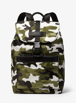 Kent Camouflage Jacquard Nylon Backpack 