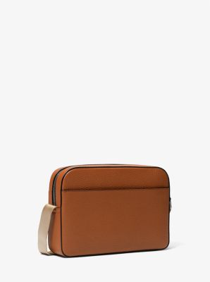 Hudson Pebbled Leather Utility Crossbody Bag