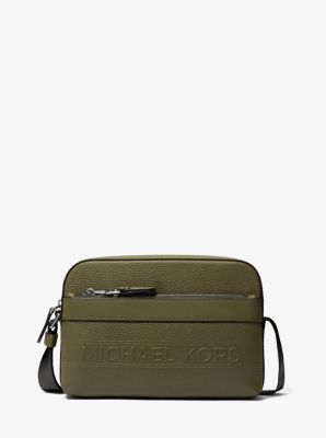 Edison Mini Crossgrain Leather Crossbody Bag with Pouch