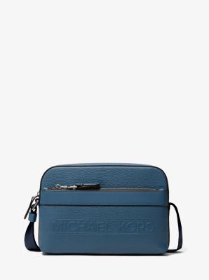 Hudson Pebbled Leather Utility Crossbody Bag