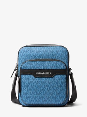 Michael Kors Hudson Mini Signature Logo Flight Bag