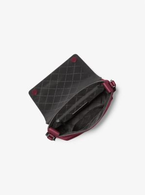 Hudson Small Pebbled Leather Messenger Bag