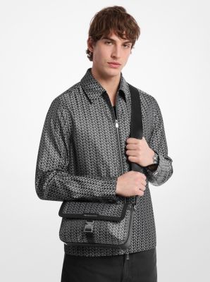 Besace Eli en jacquard à logo MK2000 image number 2
