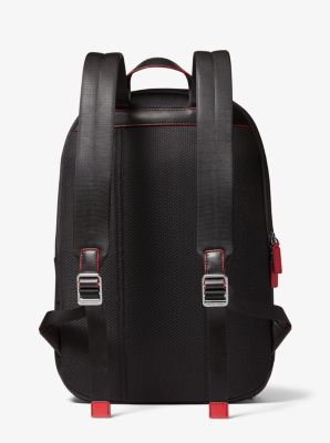 Greyson Logo Tape Mixed-Media Backpack