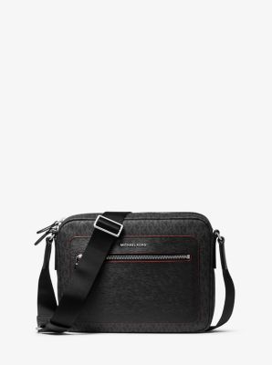 michael kors logo camera bag