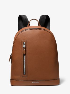 Hudson Slim Pebbled Leather Backpack