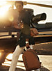Hudson Slim Pebbled Leather Backpack image number 4